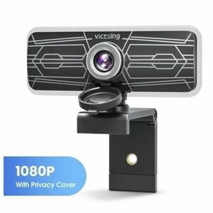 NEW HD 1080p Webcam Camera Auto Focus Built in Microphone Plug & Play Wide Angle